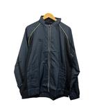 ミズノ MIZUNO ブルゾン ジップアップ ロゴ 刺繍 長袖 薄手 O 紺 ネイビー 黒 ブラック マルチカラー