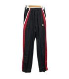 ミズノ MIZUNO パンツ ロング サイドライン ロゴ 刺繍 O 黒 ブラック 赤 レッド