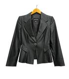 ジョルジオアルマーニ GIORGIO ARMANI ジャケット 長袖 無地 ウール混 シルク混 02633242 38 チャコールグレー