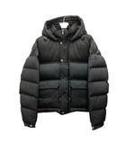 モンクレール MONCLER Mussala ショートダウンジャケット ブルゾン アウター 切替 ウール フェザー混 ナイロン 5 黒 ブラック