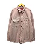 シュプリーム SUPREME 25SS Washed Corduroy Shirt ウォッシュドコーデュロイシャツ ブルゾン ロゴ 長袖 XXL ピンク