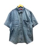 シュプリーム SUPREME 24SS Loose Fit Denim Painter Shirt ルーズフィットデニムペインターシャツ コットン ロゴ 半袖 XL 青 インディゴブルー