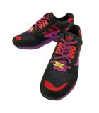 グッチ GUCCI ×adidas 721936 ZX8000 スニーカー シューズ コラボ GG 総柄 27.0 黒 ブラック 紫 パープル 赤 レッド