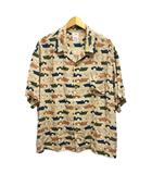 ビズビム VISVIM シャツ カジュアルシャツ 開襟シャツ CABAN SHIRTS S/S 0121205011016 車 総柄 半袖 3 ベージュ マルチカラー