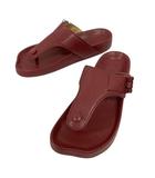 ロエベ LOEWE イーズサンダル ease sandal トングサンダル アナグラム ロゴ 38 赤 ボルドー 茶 ブラウン