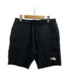 ザノースフェイス THE NORTH FACE ショートパンツ ロゴプリント ウエストゴム コットン BGK714131 M 黒 ブラック 白 ホワイト