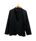 カスタムカルチャー CUSTOM CULTURE テーラードジャケット 長袖 無地 182-0404 3 黒 ブラック