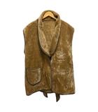 アラミス ARAMIS ベスト 無地 ロゴ 刺繍 アクリル N77810-0807 ベージュ