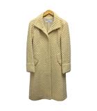 キャシャレル cacharel コート 長袖 無地 日本製 ポリエステル混 432-251110 36 クリーム