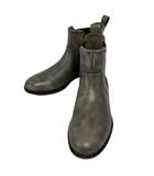 エコー ecco ブーツ ショートブーツ サイドゴア ラウンドトゥ ローヒール 無地 マーブル柄 37 23.5～24.0cm位 グレー 灰色