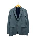 ユニオンステーション UNION STATION テーラードジャケット 長袖 無地 M0511FJ01 LL 青 ブルー 水浅葱