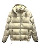 ポロ ラルフローレン POLO RALPH LAUREN ダウンジャケット ブルゾン フード フェザー混 ワンポイントロゴ 長袖 S ライトベージュ