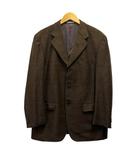 ユキトリイ YUKI TORII テーラードジャケット ブレザー 長袖 無地 100-AB7 茶 ブラウン