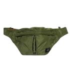 ボディバッグ スリングバッグ ショルダーバッグ ワンポイントロゴ 緑 カーキ