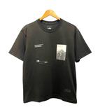 ザノースフェイス THE NORTH FACE NT32339 Tシャツ クルーネック プリント ロゴ 半袖 M 黒 ブラック