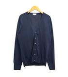 マッキントッシュフィロソフィー MACKINTOSH PHILOSOPHY カーディガン Vネック 長袖 無地 38 紺 ネイビー