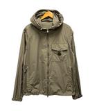モンクレール MONCLER FUYUE GIUBBOTTO ジャンパー ブルゾン ナイロン フード ワンポイントロゴ 長袖 3 カーキ ベージュ