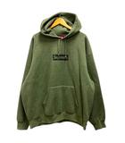 シュプリーム SUPREME 23SS Inside Out Box Logo Hooded Sweatshirt パーカー フーディ ワンポイントロゴ 長袖 XL 緑 グリーン