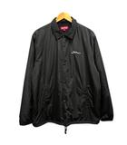 シュプリーム SUPREME 17AW Arabic Logo Coaches Jacket アラビック ロゴ コーチジャケット ブルゾン 裏起毛 長袖 L 黒 ブラック