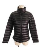 モンクレール MONCLER タグ付き NADIR GIUBBOTTO ダウン ジャケット ショート 切替 異素材 黒 ブラック 0 アウター