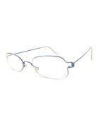 リンドバーグ LINDBERG Rim Svalin オーバル型 フルリム メガネ 眼鏡 キッズ 青 ブルー 42□17 135