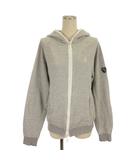 ダルタンボナパルト Dartin Bonaparto パーカー 長袖 スワロジップ スパンコール ロゴ コットン グレー ■ECT