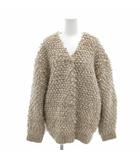 クラネ CLANE 23AW MIX LOOP MOHAIR KNIT CARDIGAN カーディガン ニット モヘヤ混 オーバーサイズ 長袖 1 M ベージュ 15106-2182 /FT