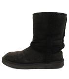 アグ オーストラリア UGG australia カーター Carter ムートン ショートブーツ ボア 黒 ブラック US8 25cm