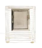 バカラ Baccarat スタンド フォトフレーム ミニ 写真立て インテリア クリスタルガラス フランス製 クリア