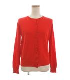 ポールスミス ブラック レーベル Paul Smith BLACK LABEL クルーネック ニット カーディガン 長袖 薄手 赤 レッド XL ■ECT