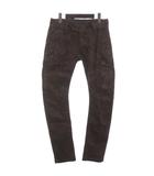 カーゴパンツ カモフラ 迷彩 ストレッチ ブラウン系 M