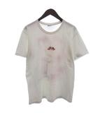 ステューシー STUSSY Tシャツ カットソー 半袖 ロゴ プリント 白 ホワイト L