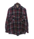  バドワイザー Budweiser 長袖 チェック シャツ ネイビー系 L