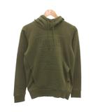 パーカー フーディ プルオーバー エンボスロゴ 長袖 XS 緑 グリーン /FF