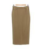 ラルフローレン RALPH LAUREN タイトスカート ウール 11 ベージュ ロング /FF