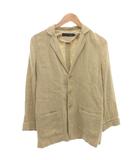 ラルフローレン RALPH LAUREN テーラードジャケット 麻 リネン 9 ベージュ /FF