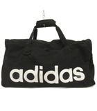 アディダス adidas ロゴ ビッグボストンバッグ スポーツバッグ トラベルバッグ 黒 ブラック