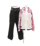  ジェリー・コスビー Gerry cosby スキー ウエア セットアップ ジャケット ウィンタースポーツ M ホワイト 白 ピンク /IU ■GY99