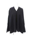 イエナ IENA 21AW プルオーバーパーカー フーディー ウール ネイビー 紺 Vネック /IU