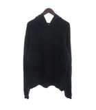 エンポリオアルマーニ EMPORIO ARMANI バックロゴ プルオーバー パーカー 黒 ブラック XL 大きいサイズ ■ECT