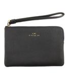 コーチ COACH ポーチ コーナー ジップ リストレット 濃紺 ネイビー