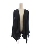 ラルフローレン RALPH LAUREN ラッフル カーディガン ウール カシミヤ混 グレー M ■ECT