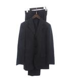 バーバリーブラックレーベル BURBERRY BLACK LABEL シングル スーツ セットアップ 3B ウール ダークグレー 38R ■ECT