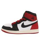ナイキ NIKE エアジョーダン1 レトロ ハイ Air Jordan 1 Retro High OG Black Toe Reimagined DZ5485-106 ブラック バーシティレッド セイル 26.5cm