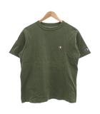 チャンピオン CHAMPION Tシャツ M 半袖 ワンポイント カーキ /NU ■ECT