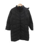 エルエルビーン L.L.BEAN ダウンコート フード ロゴ刺繍 L 黒 ブラック /FF ■ECT