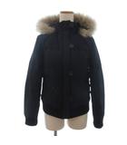 スイヴィ SUIVI ダウンジャケット フーディー リアルファー ブラック 2