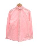 ラルフローレン RALPH LAUREN ボタンダウンシャツ シャンブレー ポニー刺繍 長袖 170 ピンク /JS ■FF