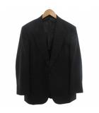 バーバリー ロンドン BURBERRY LONDON テーラードジャケット 紺 ネイビー ピークドラペル シングル /FF ■ECT