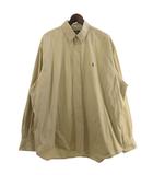 ラルフローレン RALPH LAUREN シャツ 長袖 ボタンダウン コットン ベージュ XL 大きいサイズ
